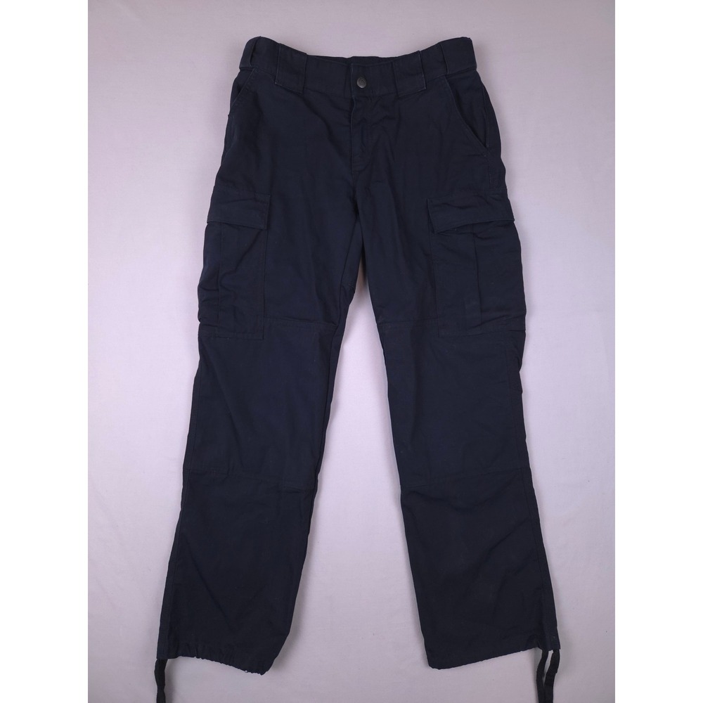 5.11 Tactical Series Womens Navy Blue Cargo Pants Size 4 Regular Ripstop Utility